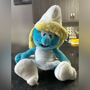 NWOT 10” Smurfette Stuffy